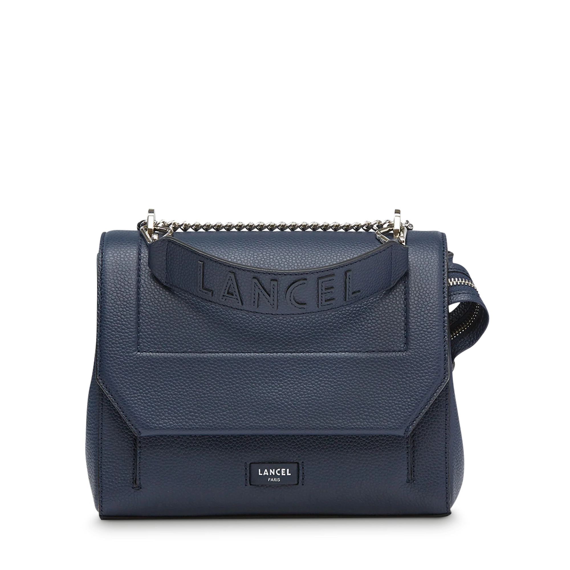 Flap bag with handle