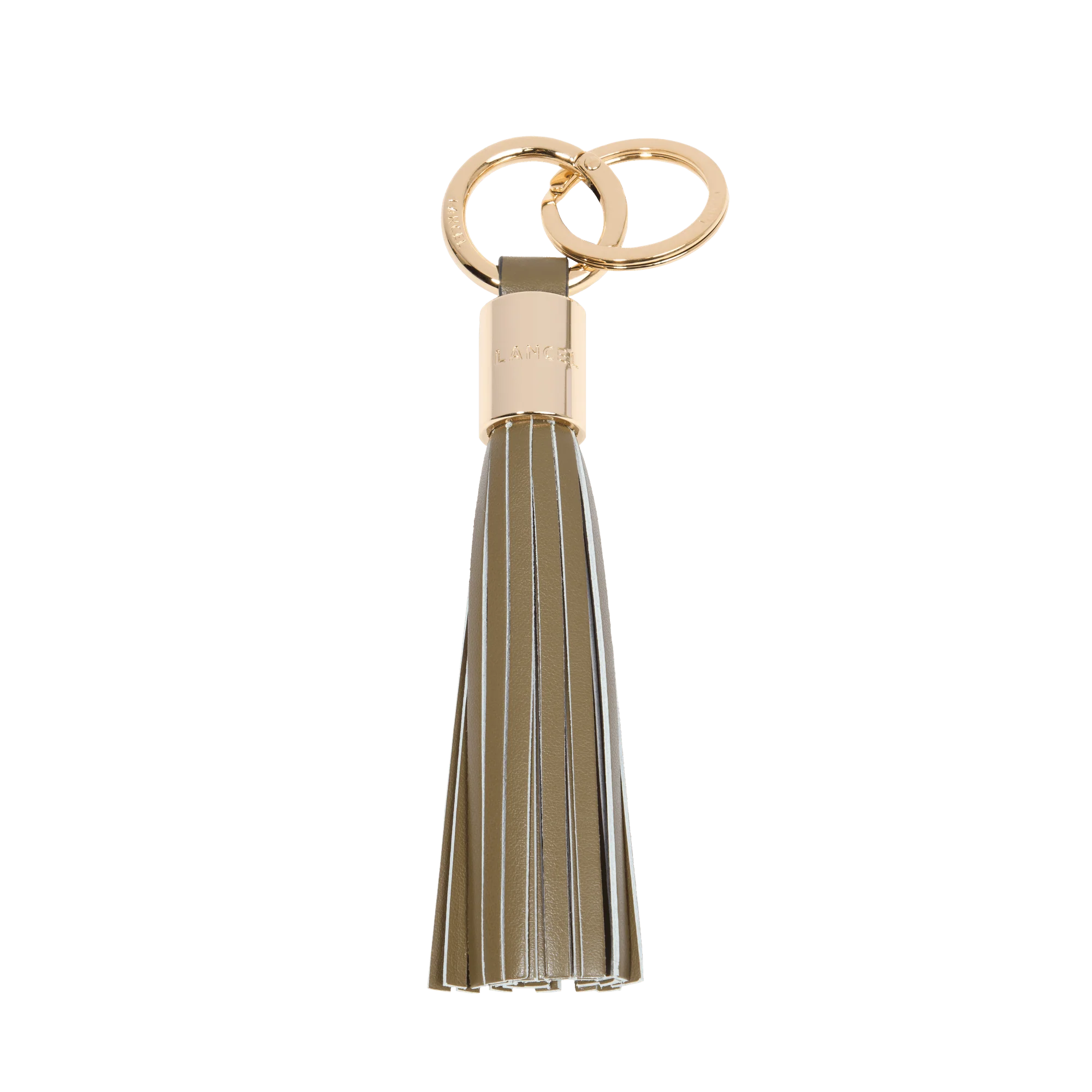 L TASSEL KEYRING