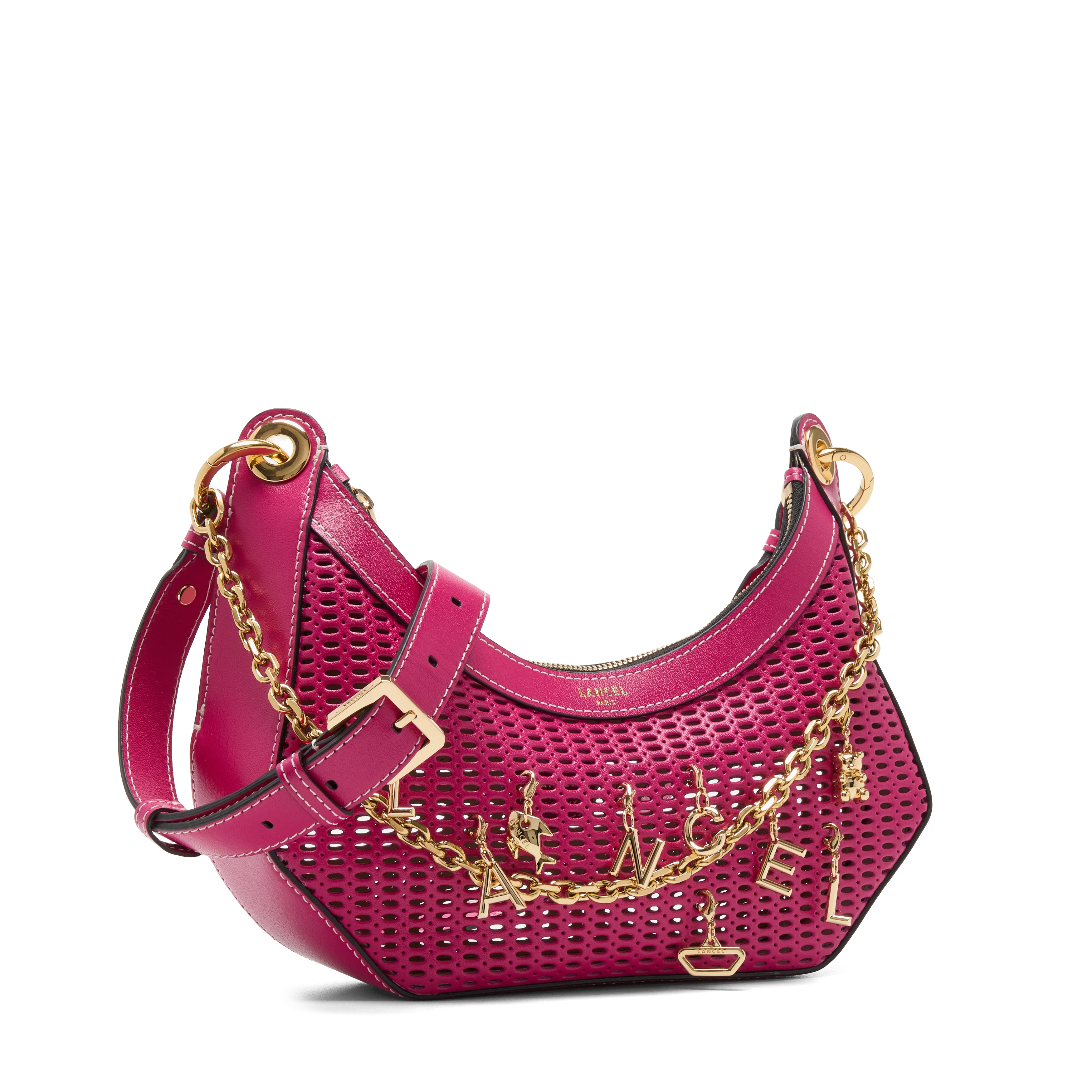 M ZIP BAG DOUBLE CARRY WITH CHARMS - Image 4