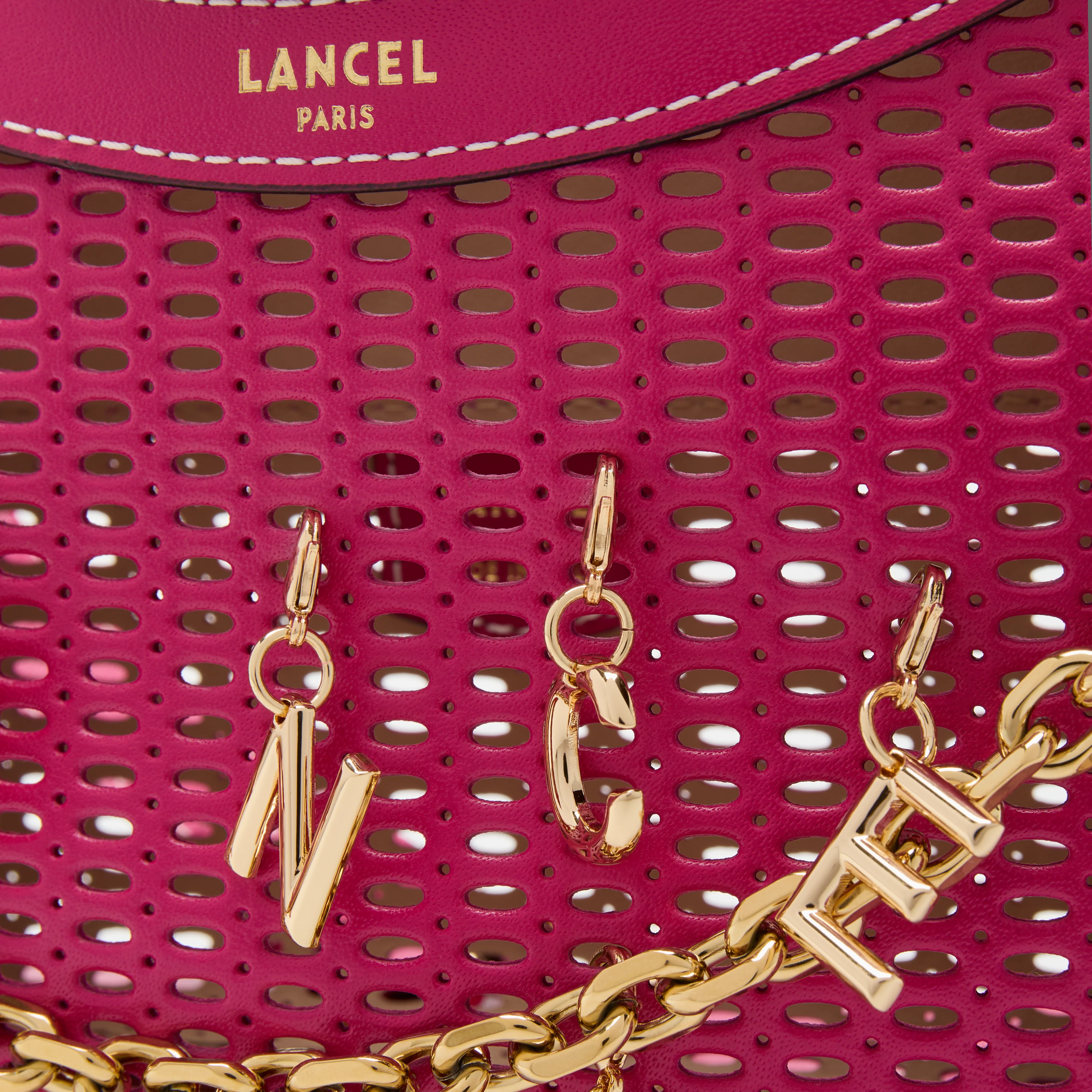 M ZIP BAG DOUBLE CARRY WITH CHARMS - Image 6