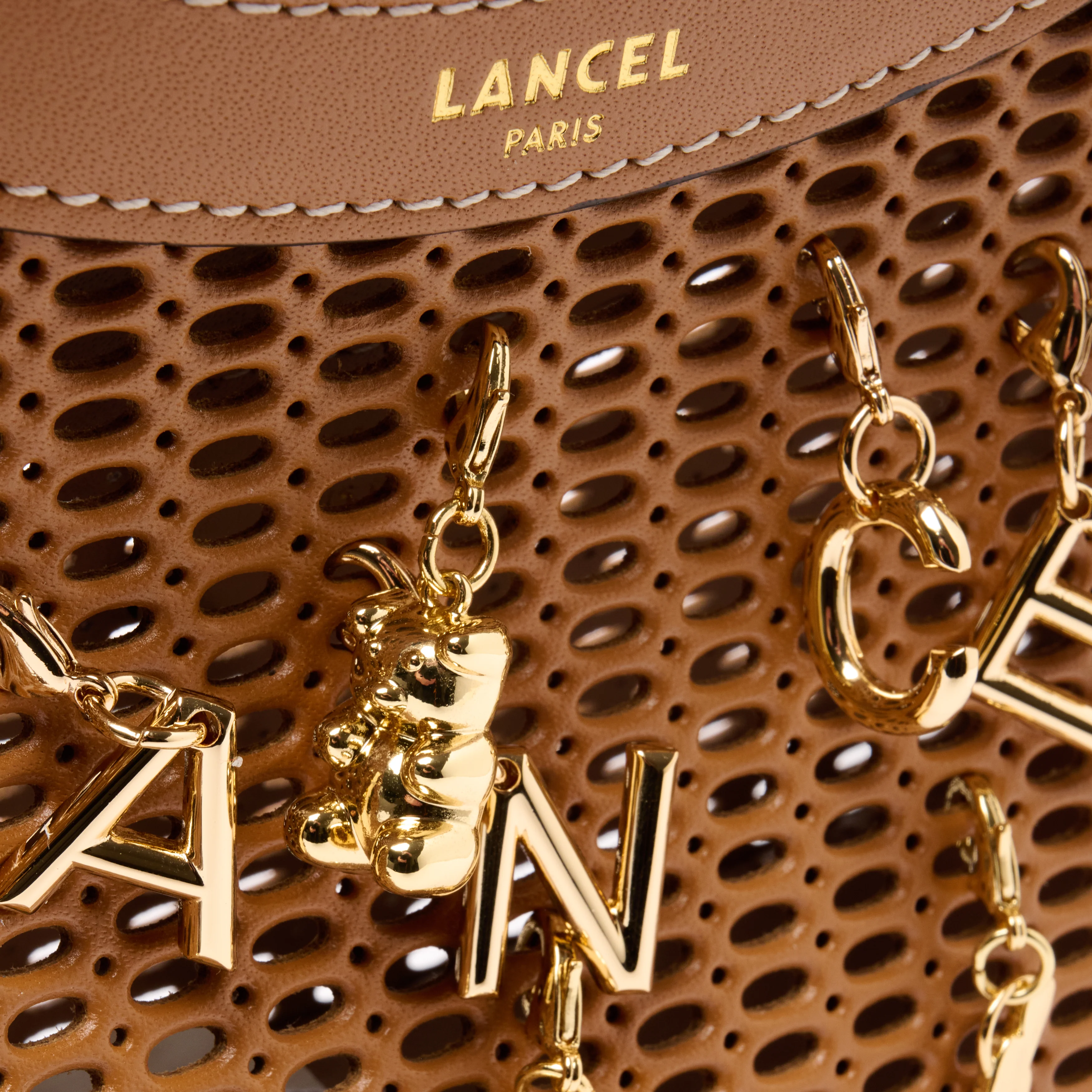 M ZIP BAG DOUBLE CARRY WITH CHARMS - Image 4
