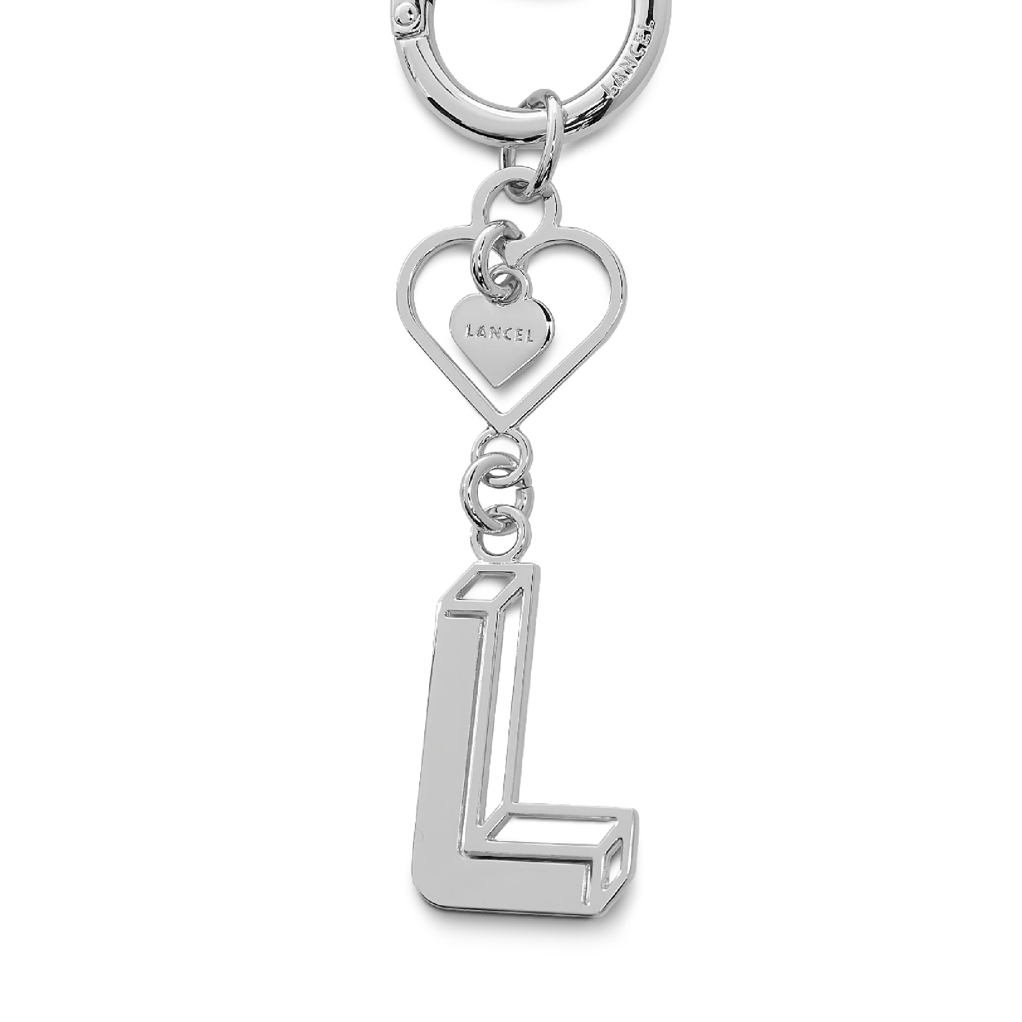 Metal logo heart key ring - Image 2