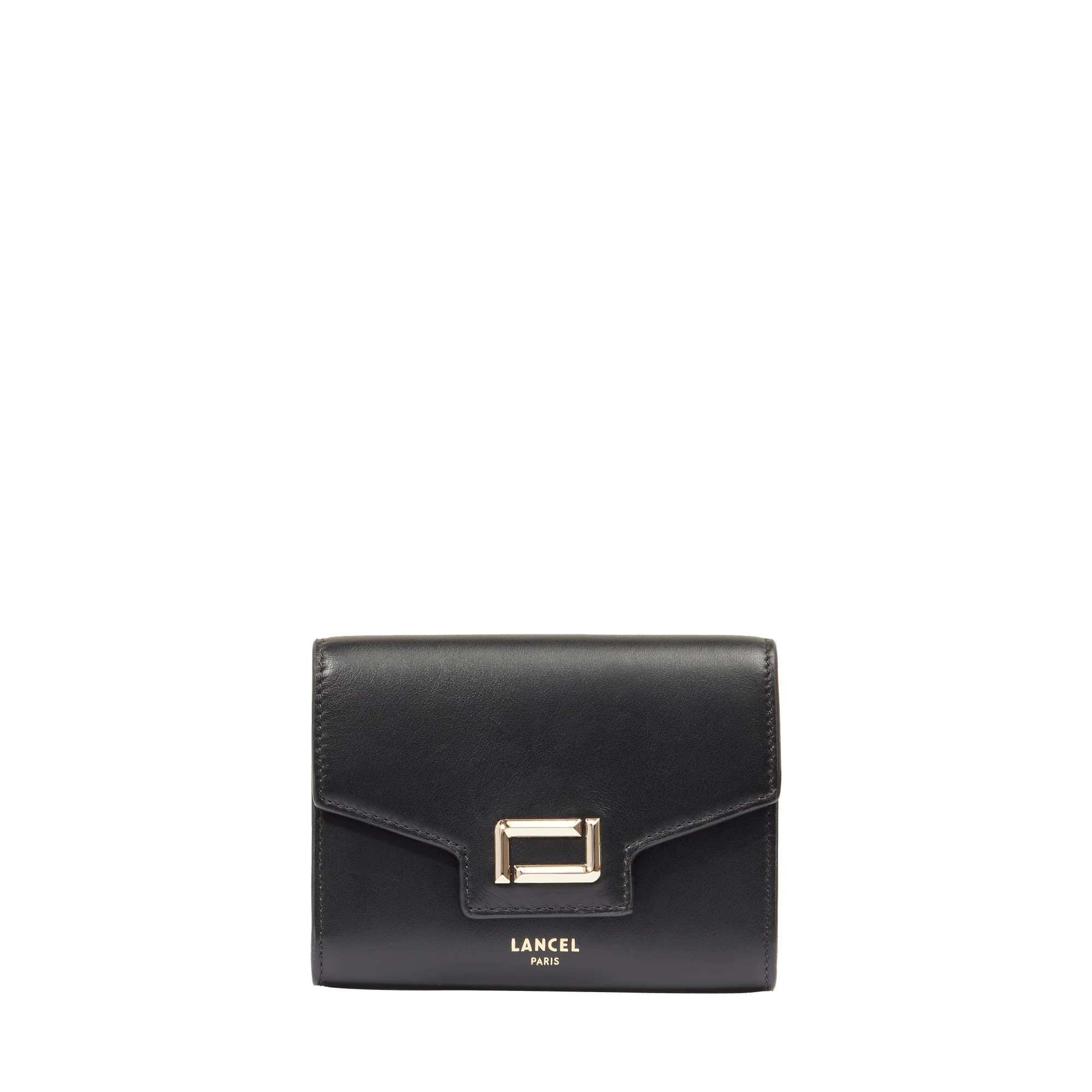 Rectangular flap compact wallet