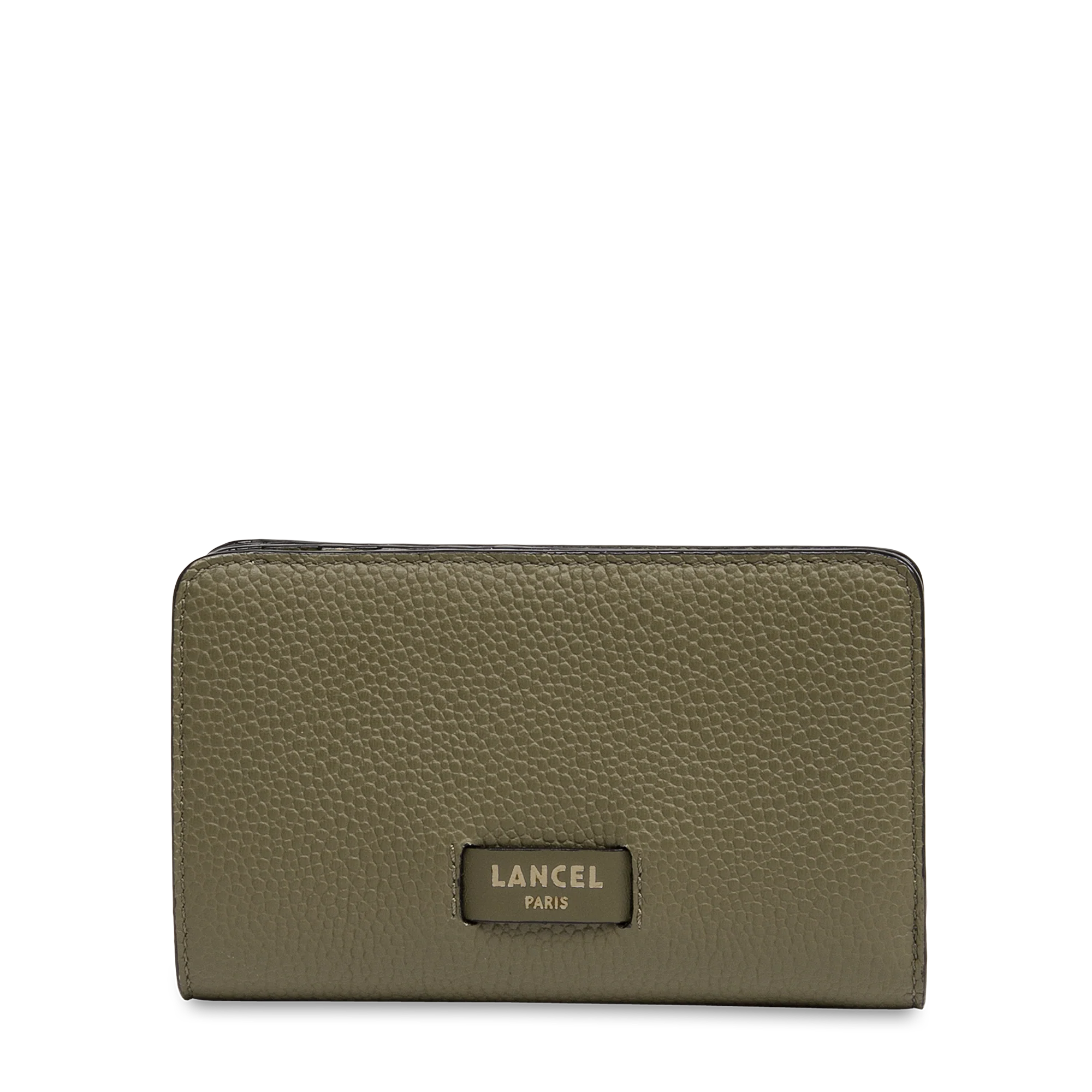 Rectangular zip compact wallet