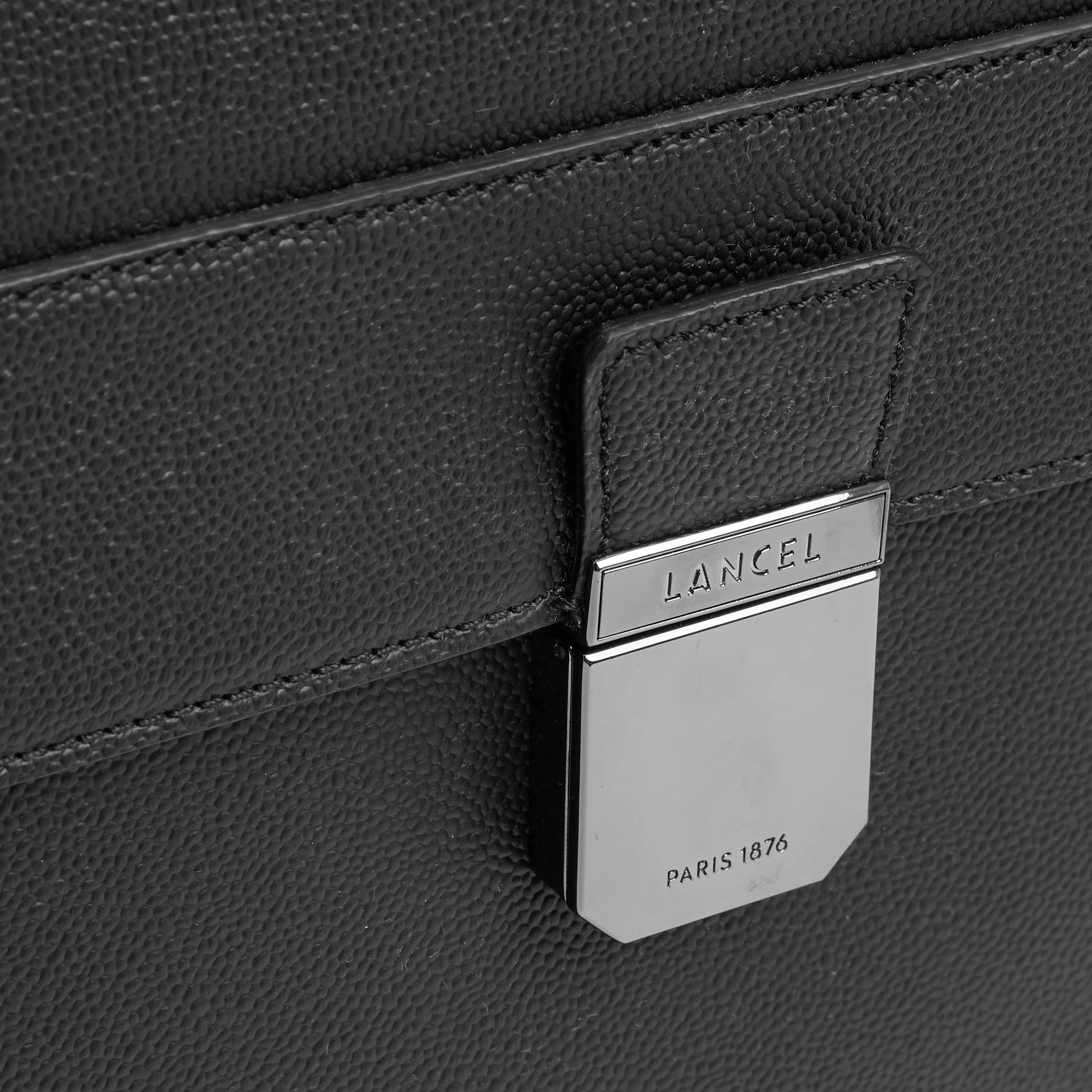 SLIM BRIEFCASE W/ FLAP & LOCK - Image 4